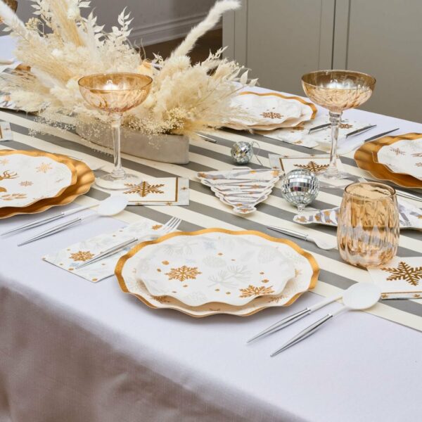 Servilletas Tipo Buffet con Motivo "Winter Frost" (20 uds)