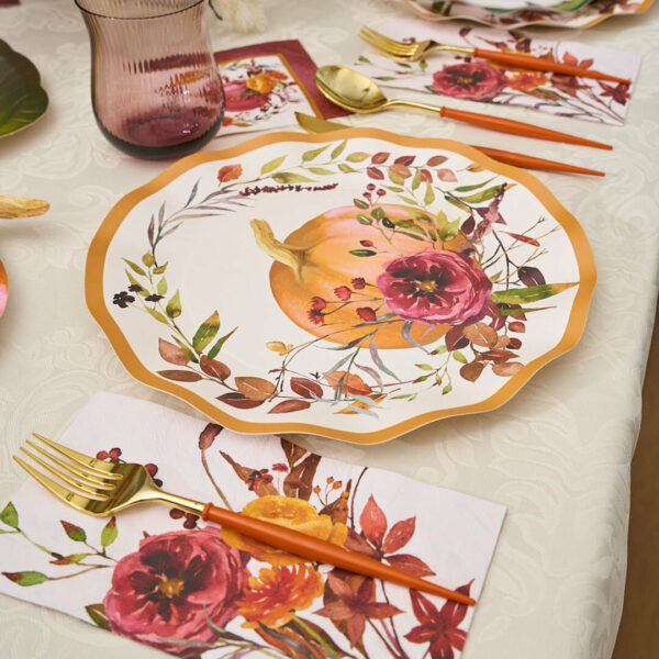 www_sophistiplate_com-31_1080x Servilletas Tipo Buffet con Motivo "Autumn Bouquet" (20 uds)