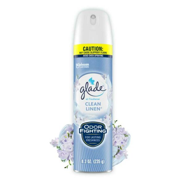 Ambientador Glade Fragancia Clean Linen, 8.3 oz