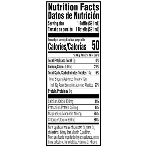 Gatorlyte Bebida Deportiva con Electrolitos, 20 oz