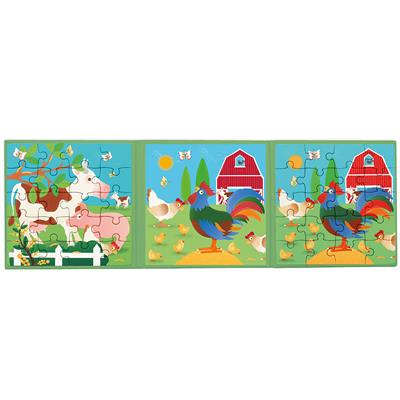 6181152_5 Libro de Rompecabezas Magnético Modelo Granja Scratch Europe (2 x 20 Piezas)