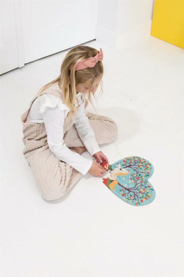 Rompecabezas de Contorno Compacto Modelo Unicornio Scratch Europe (30 Piezas)