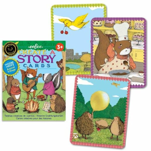 eeboo_com-TSVIL2-set_bf560160-86c7-4a29-8efa-3a147429a96a Juego de Tarjetas crea tu historia de “La Villa de los Animales” eeBoo