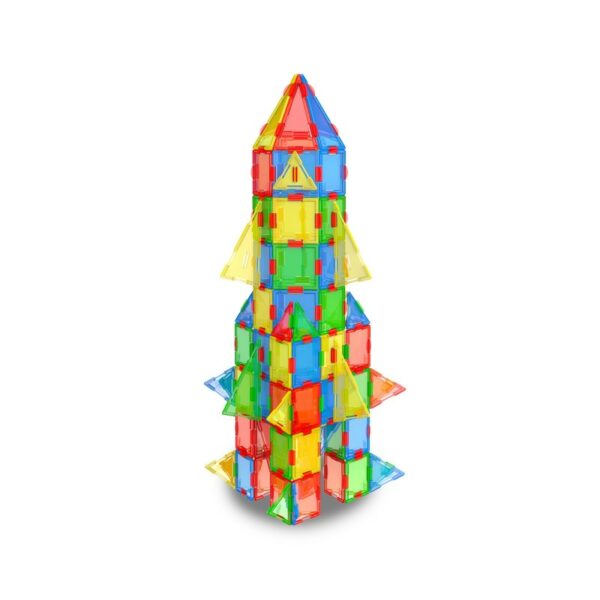 Juego de Construcción Techno Tiles Super Set (400 Piezas Colores Primarios) The Learning Journey
