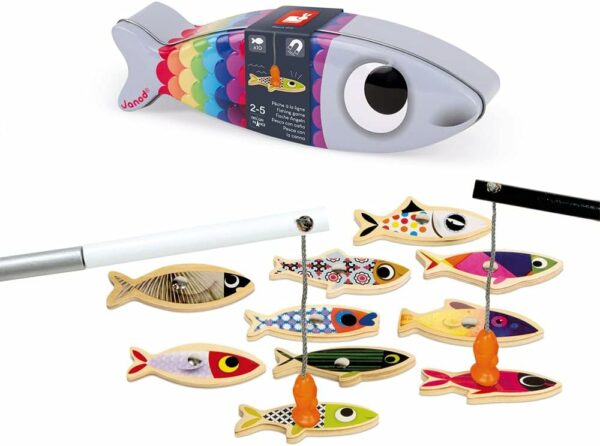 Juego de Pesca con Caña de Pescar Janod