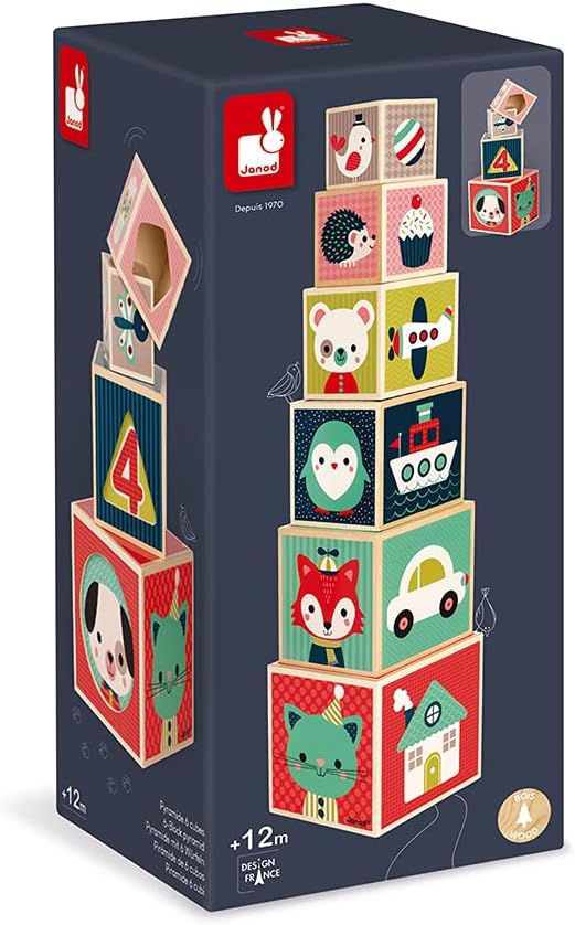 61R1Kb7yIeS._AC_SL1000_ Juego de Apilar Baby Forest Janod