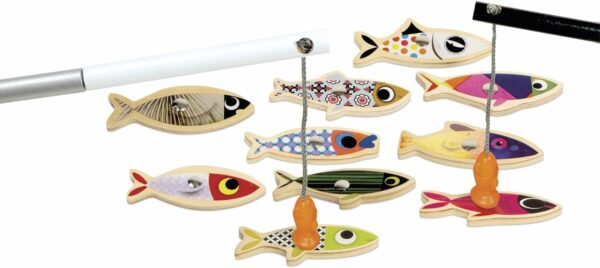 Juego de Pesca con Caña de Pescar Janod