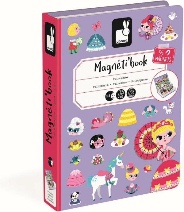 Libro Magnético Motivo Princesas Janod