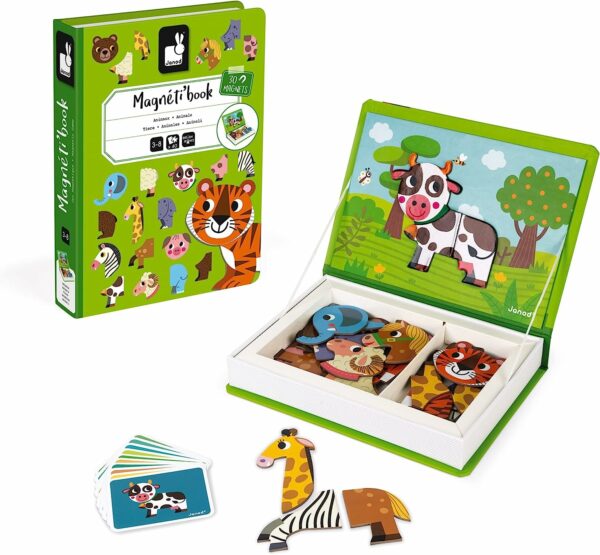 Libro Magnético Motivo Animales Janod