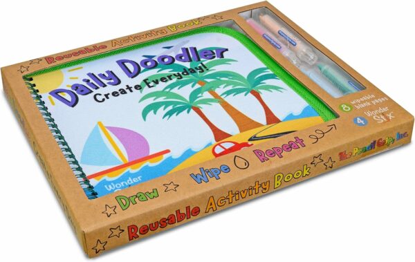 Libro de Pizarritas Reutilizables con Crayones Wonder Stix (4 páginas y 4 crayones) The Pencil Grip