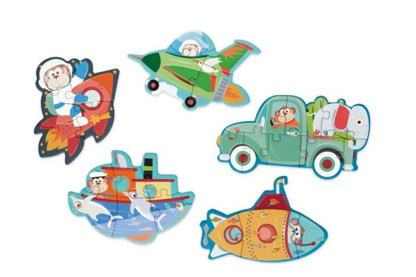 6181220_1 Rompecabezas para Principiantes Modelo Vehículos Scratch Europe