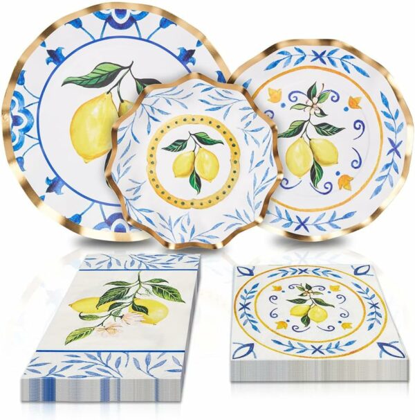 Servilletas Tipo Buffet con Motivo "Capri Coast" (20 uds)