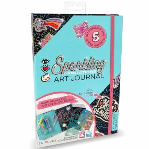 Carpeta Plegable de Arte Terapéutico Motivo Aspiraciones Chispeantes iHeartArt