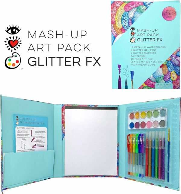 81lmmFgaaNL._AC_SL1500_ Carpeta Plegable de Arte "Glitter FX" iHeartArt