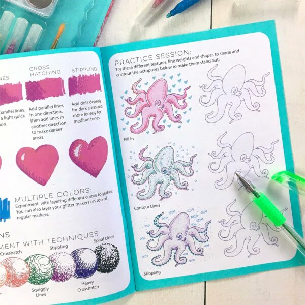 81wpQ89GZTL._AC_SL1500_ Carpeta Plegable de Arte "Glitter FX" iHeartArt