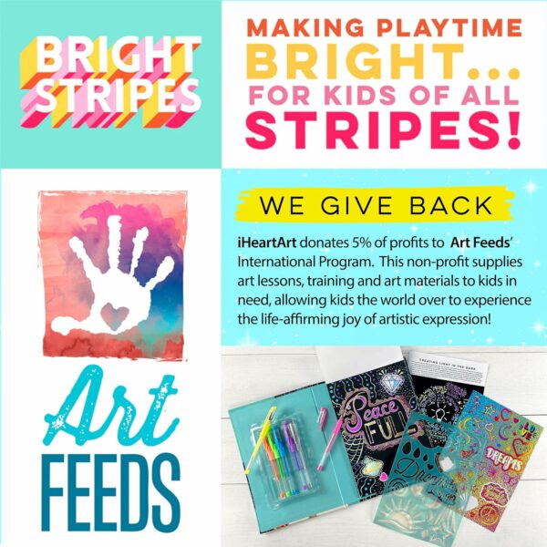 91hn-WtOTBL._SL1500_ Carpeta Plegable de Arte Terapéutico Motivo Aspiraciones Chispeantes iHeartArt