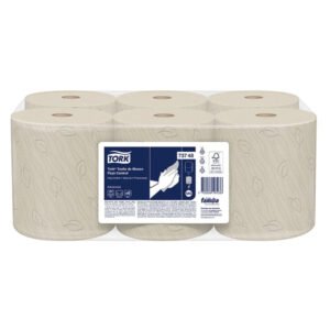 Papel Toalla Tork Natural Flujo Central - 120 m, 6 uds
