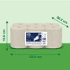 Papel Toalla Tork Natural Flujo Central - 120 m, 6 uds