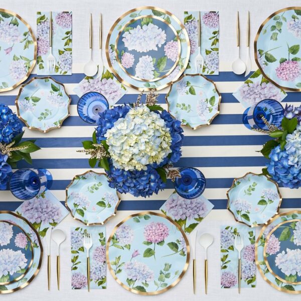 Servilletas de cóctel con Motivo "Hortensias" (20 uds)