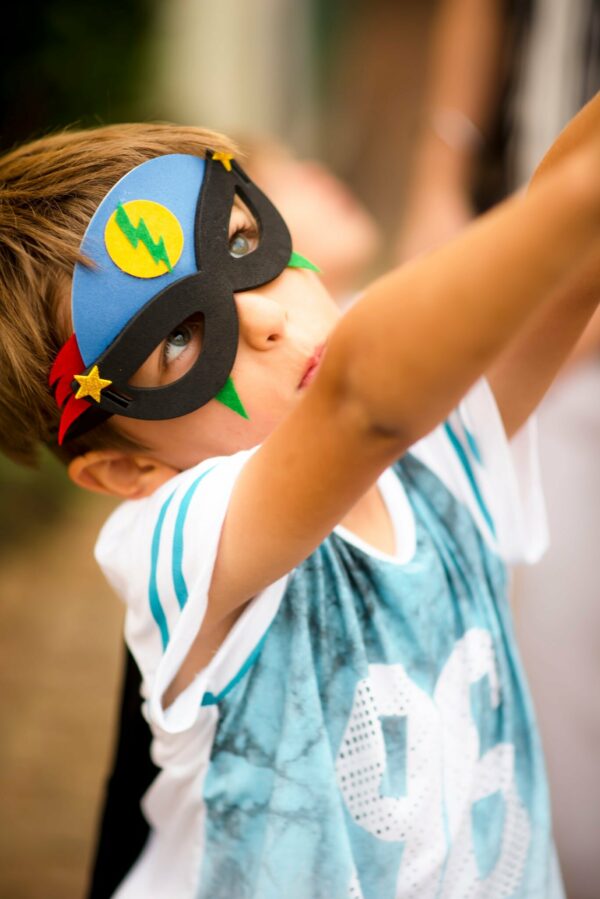 Caja de Manualidades DIY 3 en 1 con Motivo "Superhéroe" Jack in the Box