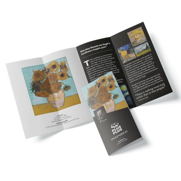 wholesale_plusplususa_com-05163_Tube_300pc_Inspired_VanGogh_2 Juego de Construcción Motivo Girasoles de Van Gogh Plus-Plus(Tubo de 350 piezas)