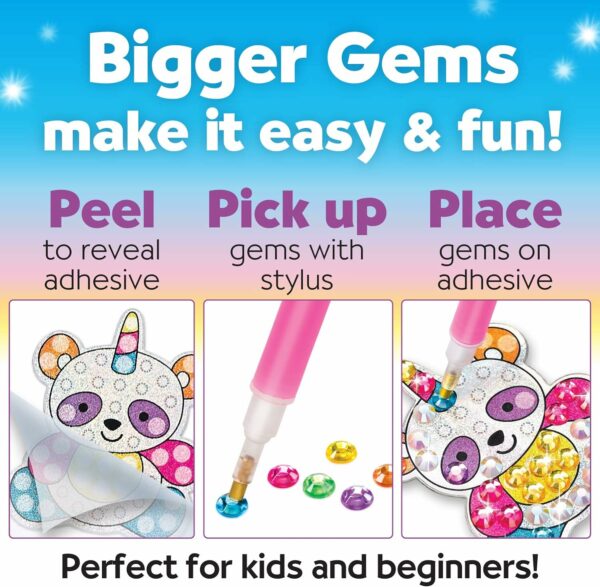 Kit de Pintura de Diamantes con Gemas Grandes Creativity for Kids