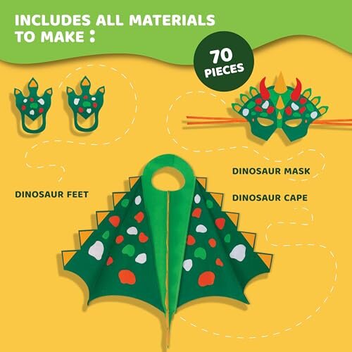 jackintheboxcrafts_com-41zgXYsc6WL_70e022b1-e74d-46e3-b1ed-37a461ea435c Caja de Manualidades DIY 3 en 1 con Motivo "Dinosaurios" Jack in the Box