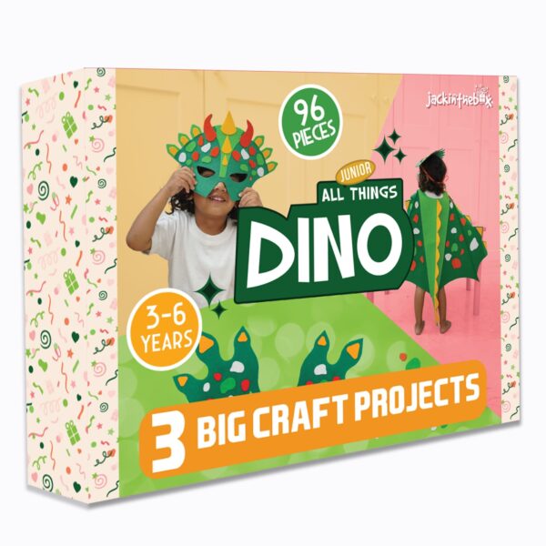 jackintheboxcrafts_com-DinoJr Caja de Manualidades DIY 3 en 1 con Motivo "Dinosaurios" Jack in the Box