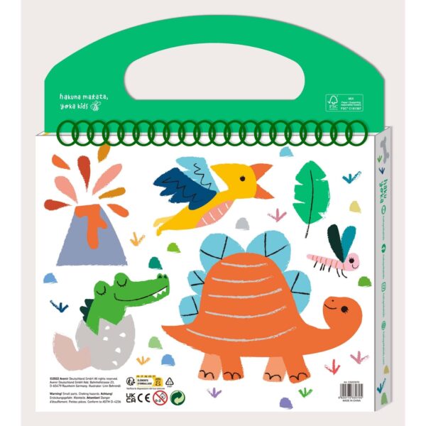 Mi Primer Kit para Colorear Amigos Dinosaurios Haku Yoka