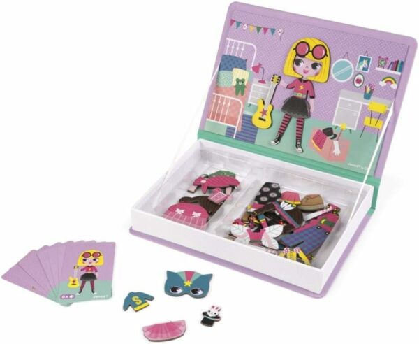 Libro Magnético Motivo Disfraces para Niñas Janod