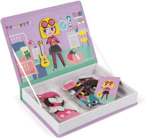 Libro Magnético Motivo Disfraces para Niñas Janod