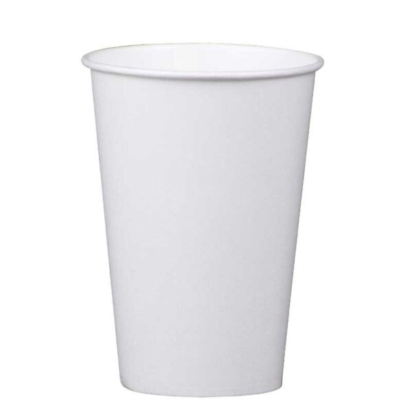 Vaso-de-Papel-Desechable-PCC16-W-Bionature-16-oz-(50-uds)-Front Vaso de Papel Desechable PCC16-W Bionature 16 oz (50 uds)