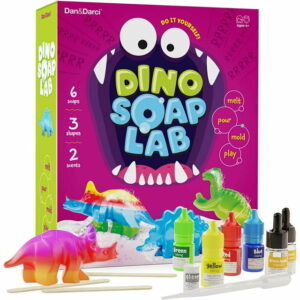 Kit de Manualidad para Fabricación de Jabón de Dinosaurios Dan & Darci
