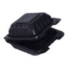 Bandeja Doble 6 × 6 MFPP Negra MF606 Bionature (50 uds) Bandeja Doble 6" × 6" MFPP Negra MF606 Bionature 50 uds