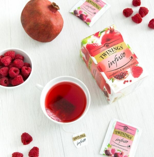 Té de Raspberry Y Pomegranate Twinings, 20 uds
