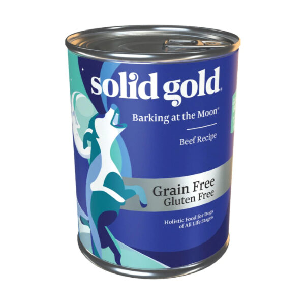Alimento Humedo para Solid Gold Perros Barking At The Moon Gluten Free, 13.2 oz Front Alimento Humedo para Perros Solid Gold Barking At The Moon Gluten Free, 13.2 oz