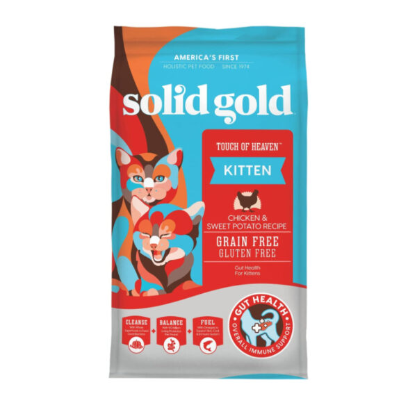 Alimento Seco para gatos Solid Gold Fit Touch of Heaven Pollo y Batata GF, 6lbs Front Alimento Seco para Gatos Solid Gold Fit Touch of Heaven Pollo y Batata GF, 6 lbs