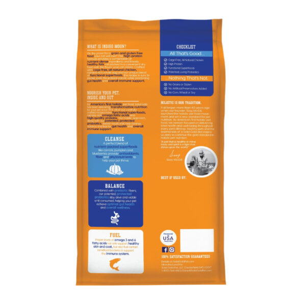 Alimento Seco para Gatos Solid Gold Indigo Moon Pollo Huevo GF, 6 lbs