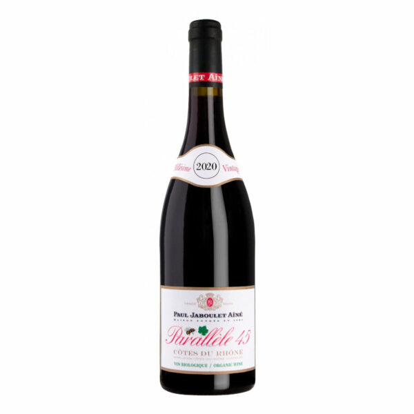 Vino Tinto Paul Jaboulet Ainé Cotes du Rhone Parallel 45 Orgánico Garnacha, 750 ml