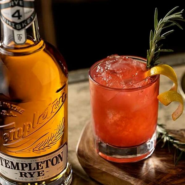 Whisky Templeton Rye 4 años, 750 ml
