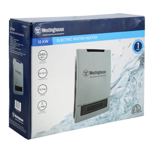 Calentador de Agua Eléctrico 12KW 2 L/Min Westinghouse