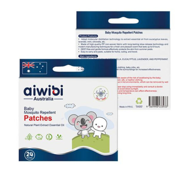 Parches Repelentes de Mosquitos para Bebés Aiwibi