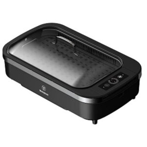 Parilla Electrica Smokeless con Tapa de Vidrio Westinghouse (Frontt) Parilla Electrica Smokeless con Tapa de Vidrio Westinghouse