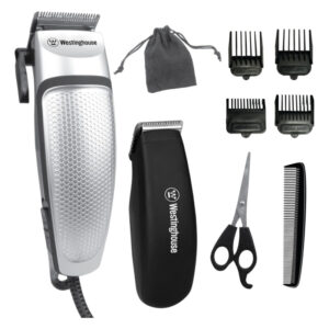 Set Maquina Cortadora de Pelo con 13 Piezas Westinghouse