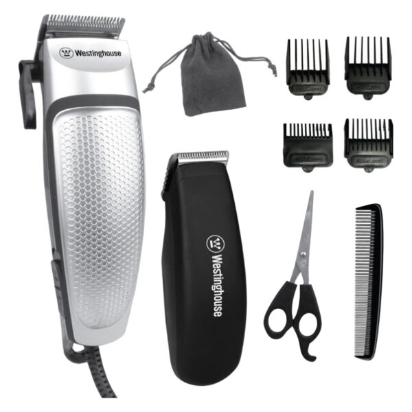 Set Maquina Cortadora de Pelo con 13 Piezas Westinghouse