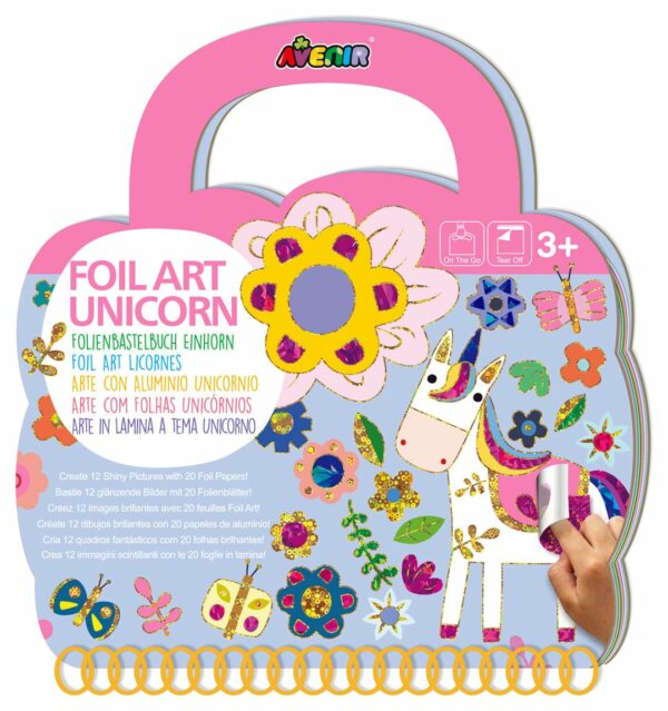 business_dam-toys_com-7331921_box_1_1080x Libreta de Arte con Láminas de Aluminio Brillante Motivo Unicornio Avenir