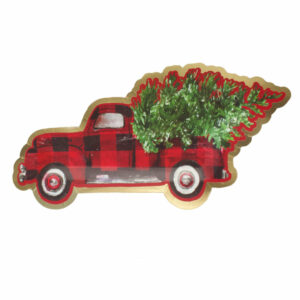 Platos para Picaderas y Postres Troquelados con Motivo "Holiday Buffalo" (8 uds)