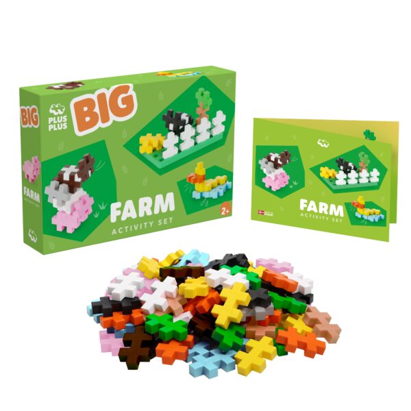 Farm 2 Set de Actividades para Construir con Piezas Grandes Modelo Granja Plus-Plus