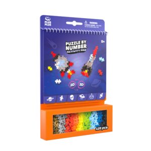 Set de Actividades de Construcción 2D y 3D Modelo Espacio Plus-Plus (125 piezas)