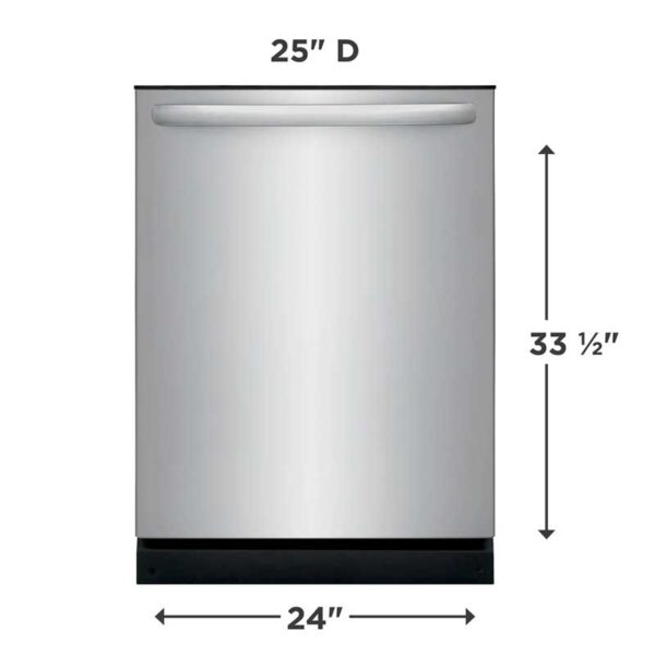 Lavaplatos-Frigidaire-en-Acero-Inoxidable-FDPH4316AS-24'--Back Lavaplatos Frigidaire en Acero Inoxidable FDPH4316AS 24"